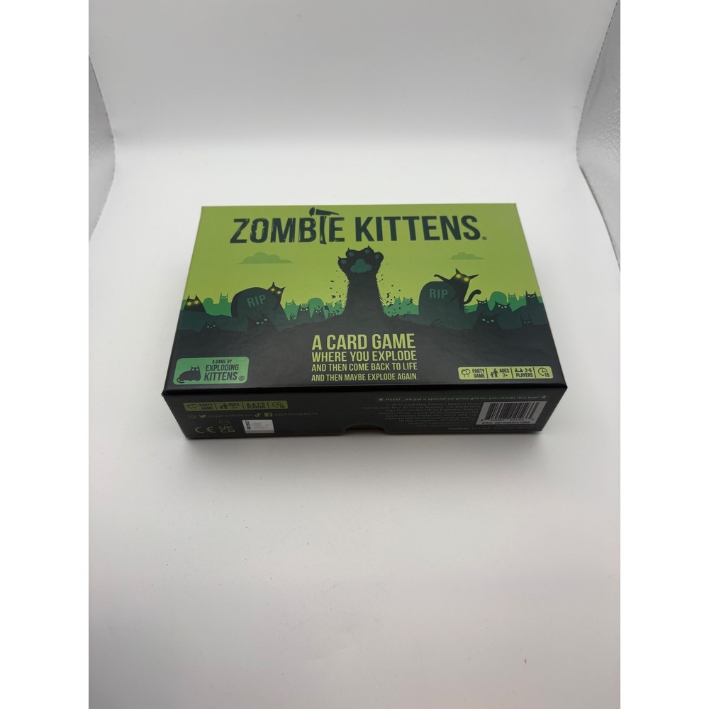 Zombie Kittens Card Game Exploding Kittens Party Game EKG ZOM-1